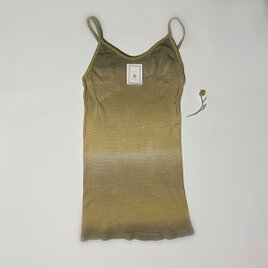 満月 草木染め ワイルドシルクコットン 風のキャミソール　〜黄昏空〜　温活 妊活の画像