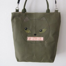 トート＆ショルダーバッグ（猫口がポケットです）の画像
