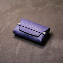 【ふんわり名刺入れ】国産オイル パープル EC-006の画像