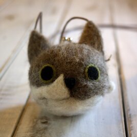 【展示品】猫神,ミャミコ様のがま口ポシェット♪ペットのオーダーがまぐち