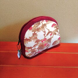 着物　楕円型ポーチ（中）の画像