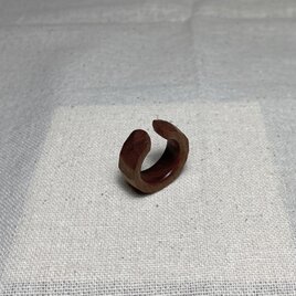 木製イヤーカフ：アイアンバーク（AB1)の画像