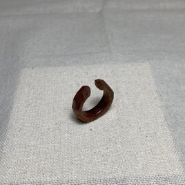 木製イヤーカフ：アイアンバーク（AB2)の画像