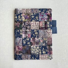 リバティパッチワークA5手帳/ノートカバーの画像