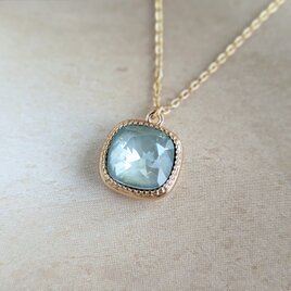 100年に一度咲く花 agave crystal ネックレス 14Kgf/SV925サージカルステンレスSUS316Lの画像
