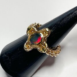 『 Seasonal flower ( AW-bkop24’-ovl ) 』Ring by K14GFの画像