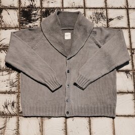 【ウール100%】unisexショールカラーカーディガンの画像