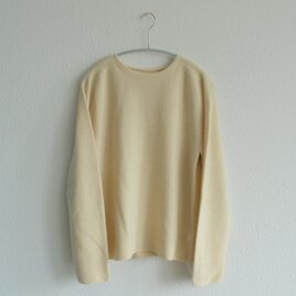 【new】enrica cashmere&sable knit / naturalの画像