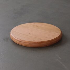 山桜の小さなカッティングボード丸