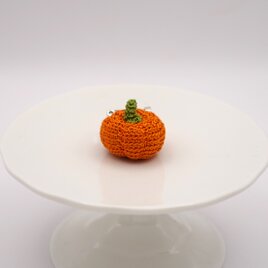 ハロウィンカボチャのブローチの画像