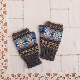 花柄ミトン指出しタイプ✳Scandinavian grayの画像