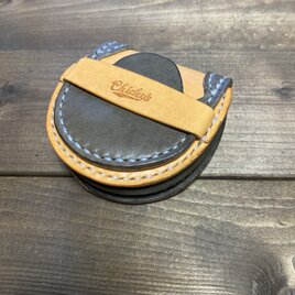 ラウンドマルチケース(イエロー×グレー/差し込みタイプ)の画像