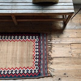 vintage rug A　オールドキリム  ナチュラルカラーの画像