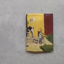 絵本なブックカバー『牛舎』の画像