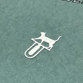 Cat-13-Bookmark Clip type3 Silver [Oder Production 7days]の画像