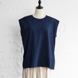 藍染　yohaku tutuTシャツ　無地の画像