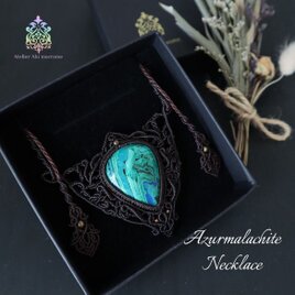 マルチカラーラブラドライト マクラメペンダント | iichi 日々の