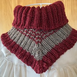 ネックウォーマー(手編み)