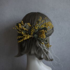 【再販】ミモザのヘッドドレスⅡの画像