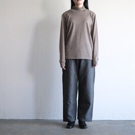 ウォッシャブルウール ハイネック beige｜unisex 3size｜HANDROOMの画像