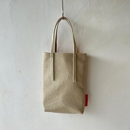 miniバッグ/グレージュ×オレンジの画像