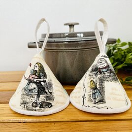 三角鍋つかみstaub　ストウブ　ホーロー　鍋つかみ　ミトンの画像