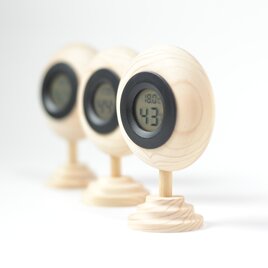 ひのきカバーの温湿度計/ぬくもりmonacaシリーズ #0066