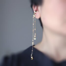 かたっぽイヤーカフ「りん、きらきら」