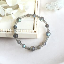 ラブラドライトのブレスレット　～like labradorite～の画像