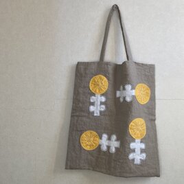 トートバッグ　サンドベージュ