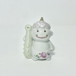 ピンクの髪の小鬼のフィギュリン