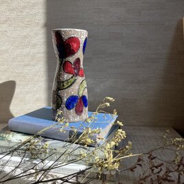 北欧＊ウプサラエクビー／三角ストライプの花瓶／rubus vase