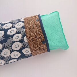 在庫限り】アイスノン カバー 花柄 黒 | iichi 日々の暮らしを心地よく