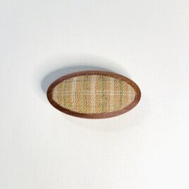 帯留 -丹波布･ヤマモモ 楕円-の画像