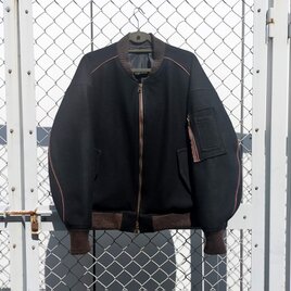 ㊼Le blouson MA-1 en Meltonの画像