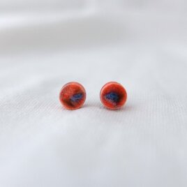 ピアス  cylinder rouge/bleuの画像