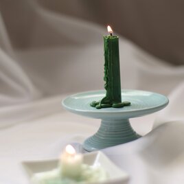 四季の花の彩りと香りを灯す　カモミールのグラデーションアロマキャンドル ～DRIP FLOWER CANDLE~の画像