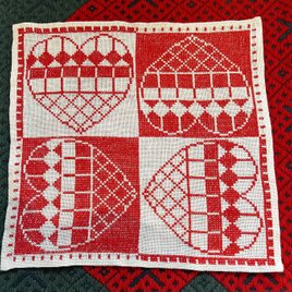 ヴィンテージ刺繍テーブルクロスの画像