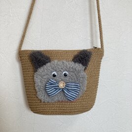 ショルダーバッグ　猫②の画像