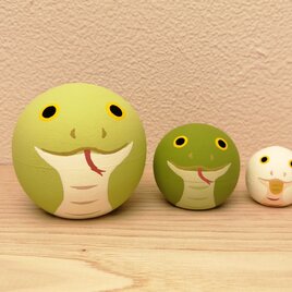 干支リョーシカ 巳 おだんごの画像
