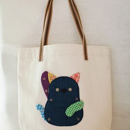 招き猫のトートバッグ