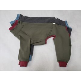 犬服　Ｔ様オーダーメイド品：ウィペット用BOMBER HEATフルスーツ２着の画像