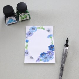 ひとこと箋 矢車菊