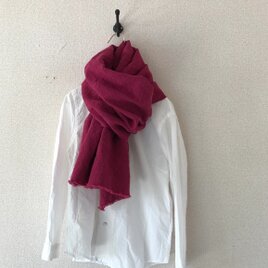 ベルギーリネン微起毛リネン　ストール　ハーフサイズ　W53の画像