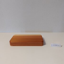 『 スマホかくし 』～杉材～　ちょっとスマホとソフトに距離をおきたい方への画像