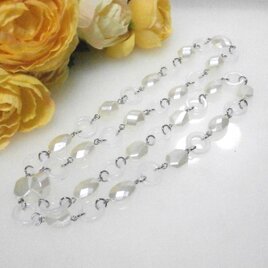 C0055 パールビーズネックレス　