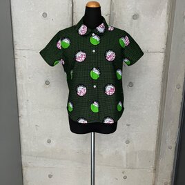 ワックスプリントハーフスリーブシャツの画像