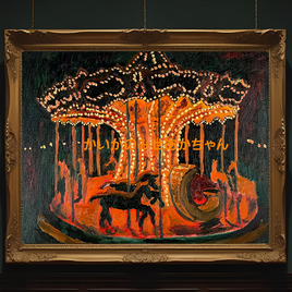 32×41㎝「夜のメリーゴーランド2」原画・油彩画・F6 32×41㎝「夜のメリーゴーランド2」原画・油彩画・F6 | iichi