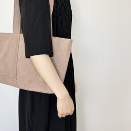 SHOULDER TOTE (M) / pinkbeigeの画像
