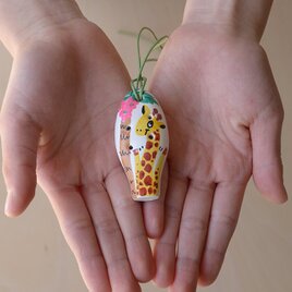 ミニセラリーナ6音 動物柄（きりんとヤシの木）子供の指先能力向上やプレゼントに♪の画像